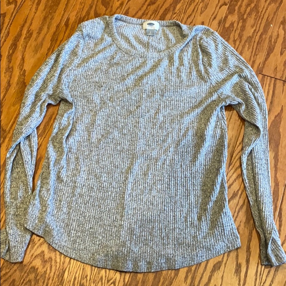 5 for $10!! Gray ribbed long sleeve
